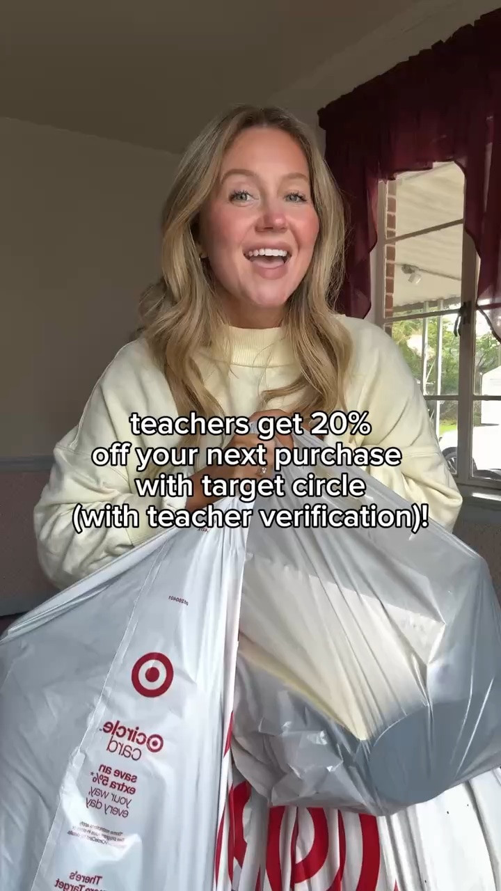 here are items I brought home from @target that are getting me (dare I say) excited for back to school! comment TARGET for links! & teachers - DON’T FORGET you get 20% off if you’re verified in the target circle app! #targetpartner