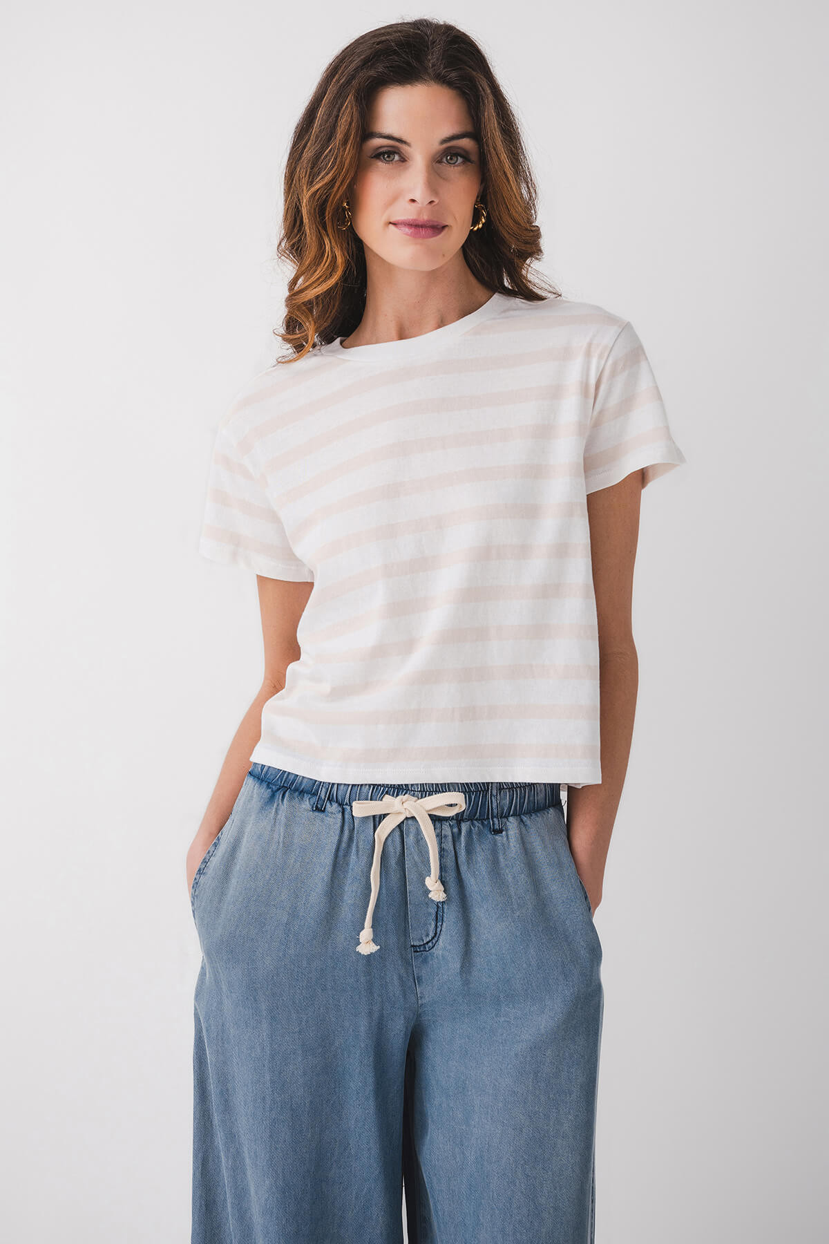 Z Supply Go To Stripe Tee | Social Threads