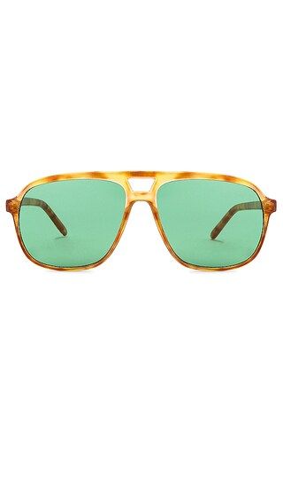 Monoceros Sunglasses in Vintage Tort & Khaki Tint | Revolve Clothing (Global)