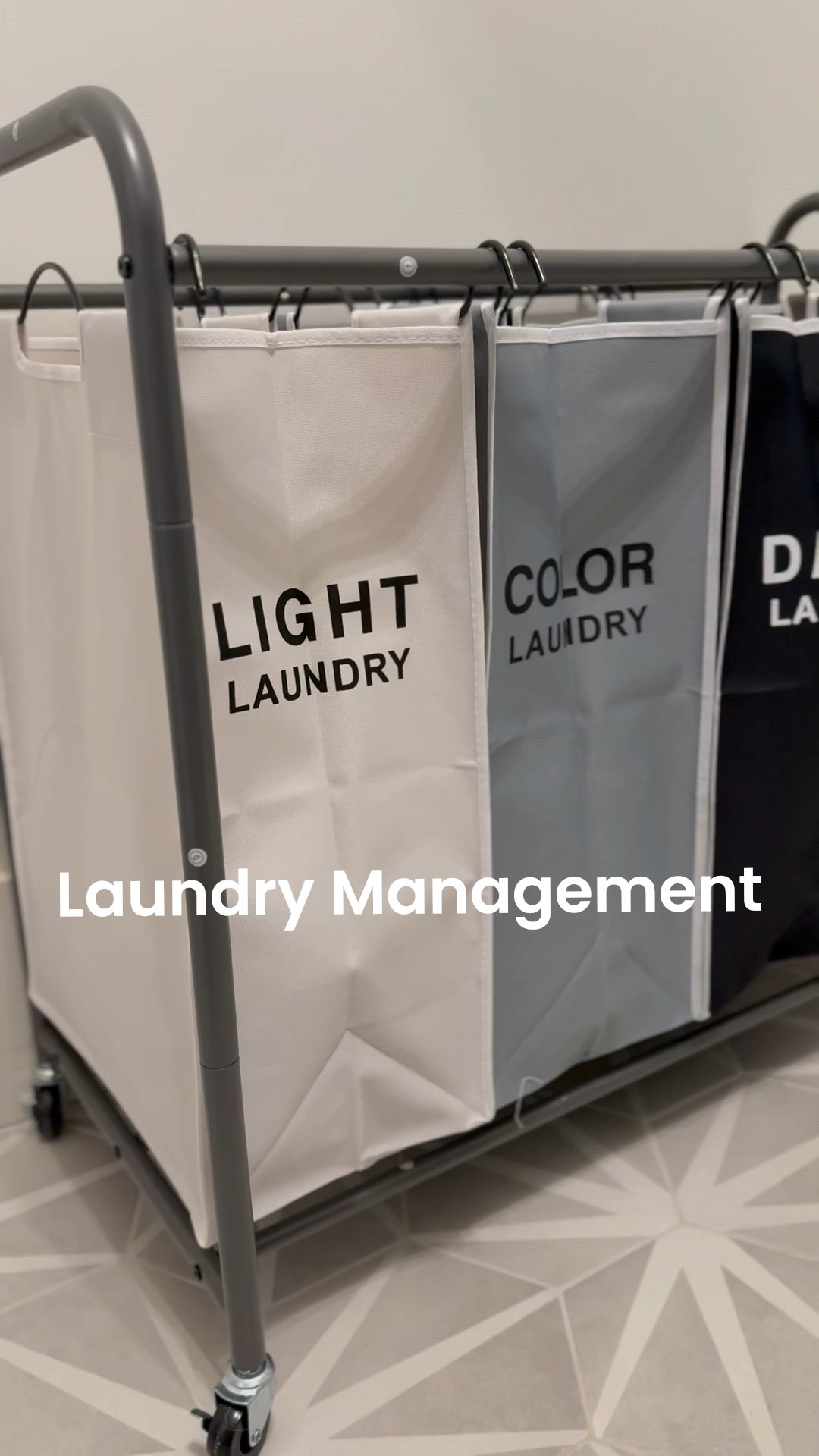 
This labeled, mobile laundry sorter lets you collect clothes as you go and fold right where you need to—no more hauling heavy baskets room to room. Sorting made simple, laundry made easier.

@wayfair #wayfairpartner #ad #wayfair

#LTKdayinmylife #LTKOver40 #LTKHome