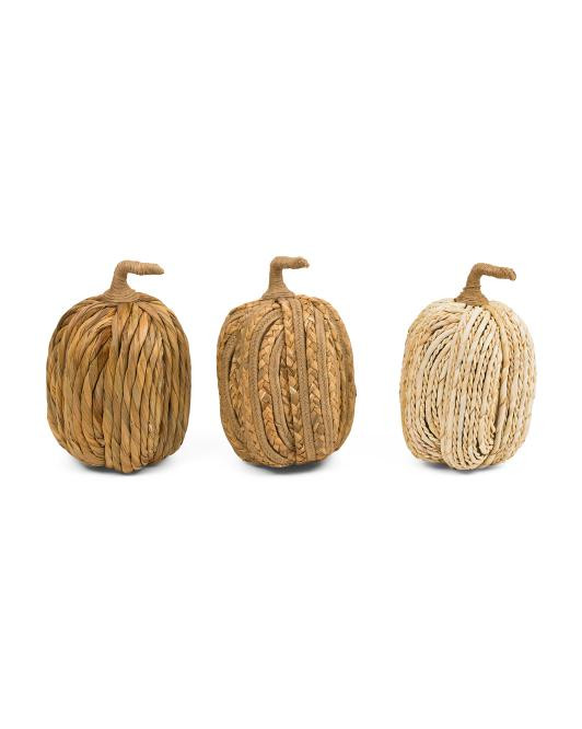 3pk Tall Pumpkin Decor | TJ Maxx