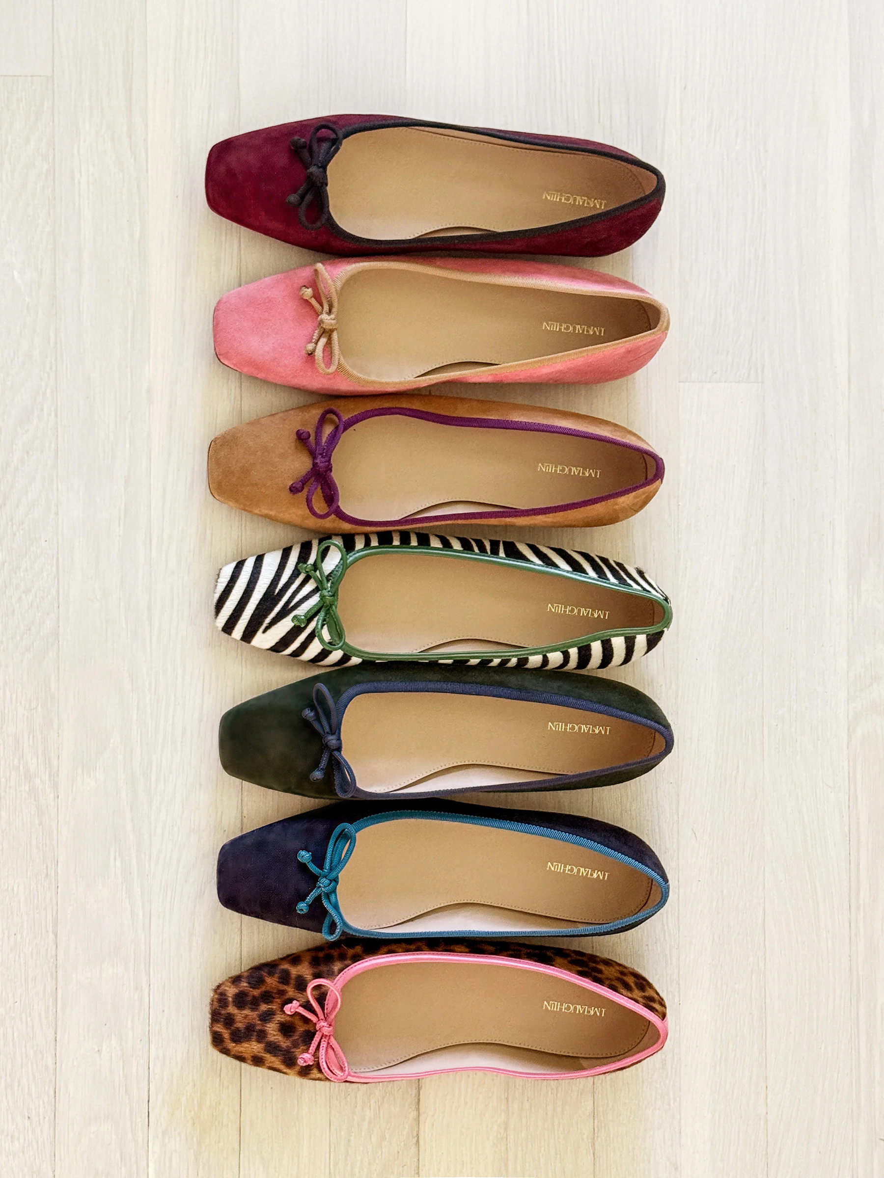 Black/Off_White Zebra Viola Pony Hair Ballet Flats | Women's Shoes | J.McLaughlin | J.McLaughlin
