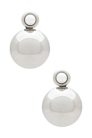 Mini Drop Earring in Silver | Revolve Clothing (Global)