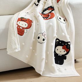 Hello Kitty® and Friends Halloween Heirloom Throw | Pottery Barn Teen