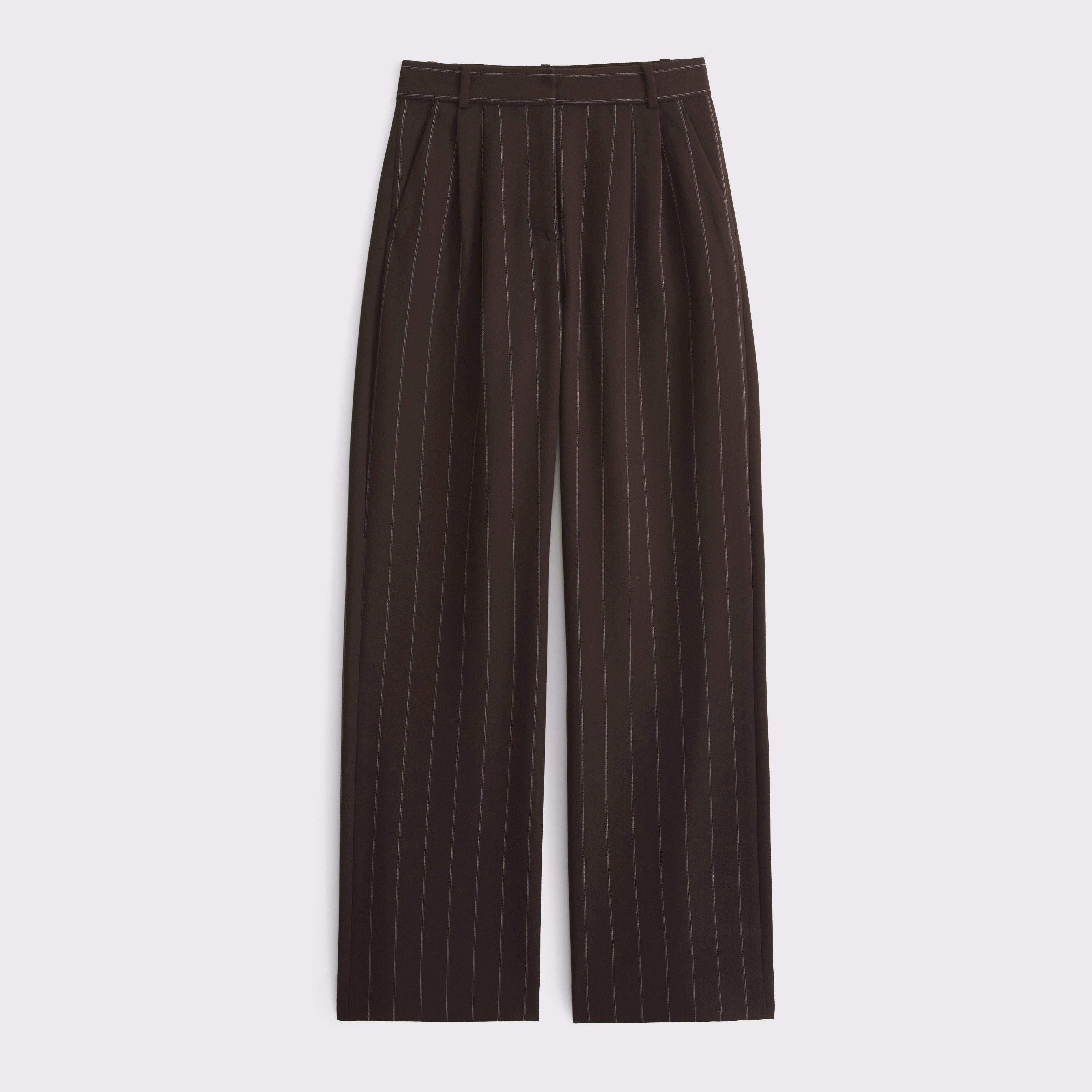 Curve Love A&F Sloane Tailored Wide Leg Pant | Abercrombie & Fitch (US)
