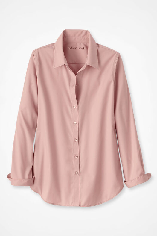 No-Iron Long-Sleeve Shirt | Coldwater Creek