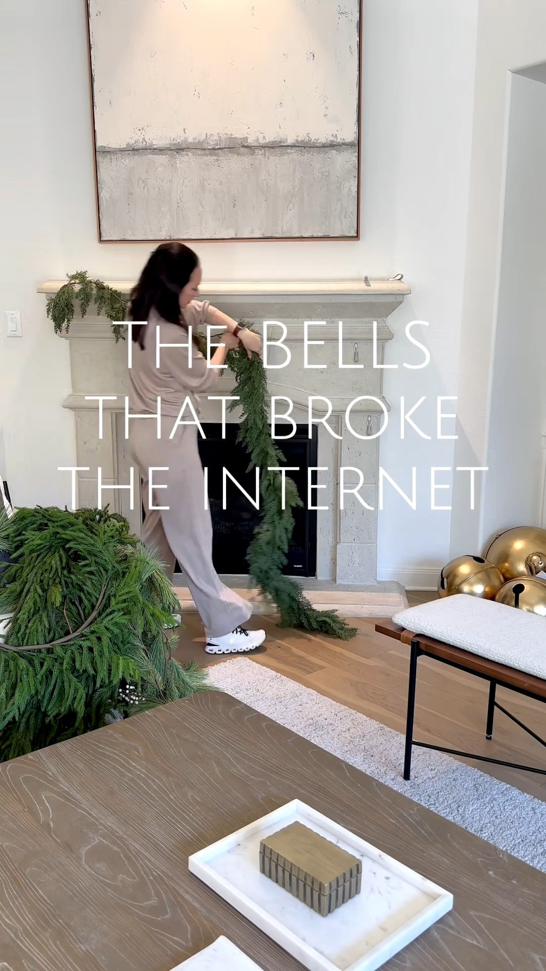 Some say I went over the top, some say I nailed it… all I know is I love these BIG BELLS! 🌲❤️ 
What do you think?

Mantel
Bells
Bow
My Texas House garland
Norfolk garland


#LTKHome #LTKHoliday #LTKSeasonal