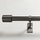 Oversized Adjustable Curtain Rod w/ Cylinder Finials | West Elm (US)