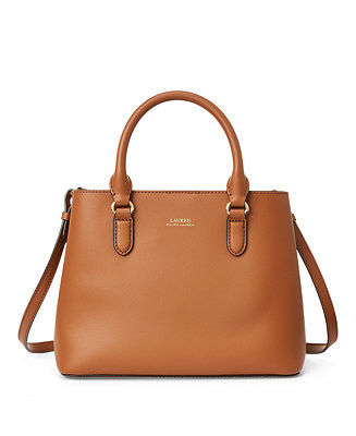 Lauren Ralph Lauren Smooth Leather Marcy II Satchel & Reviews - Lauren Ralph Lauren - Handbags & ... | Macys (US)