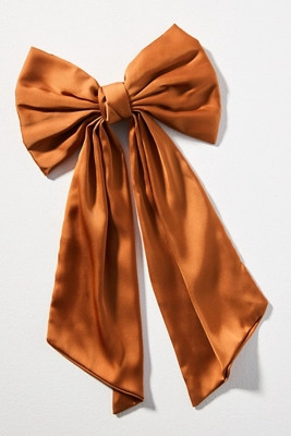 Satin Bow Barrette | Anthropologie (US)
