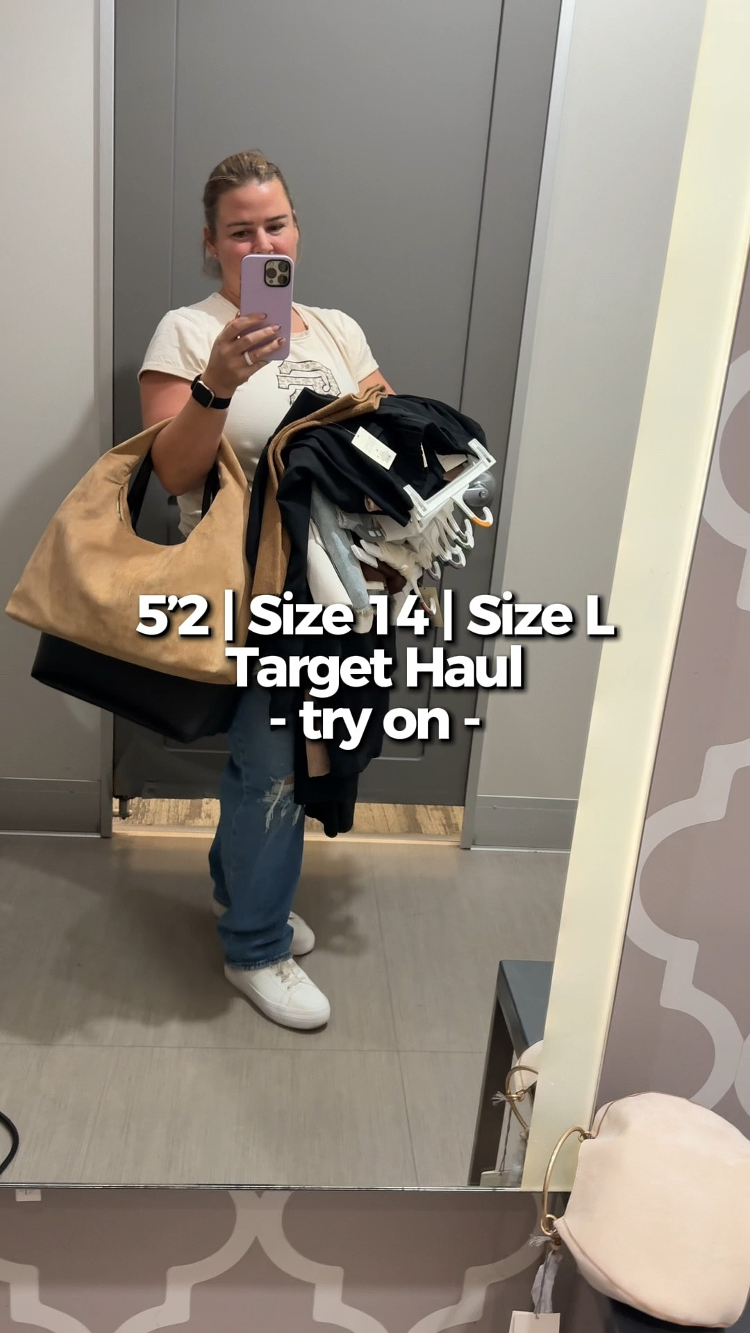 Target’s fall lineup is so good this year 🍂 I grabbed a few cozy finds to try on — think suede, soft knits, and all the rich brown tones we wait for all year. For reference, I’m 5’2”, wearing a size M/L in tops and 12 in pants. Every piece feels like fall in a capsule — easy to mix, match, and layer.

#targetfinds #fallfashion #ltkfall #targetstyle #tryonhaul 

#LTKSeasonal #LTKPetite #LTKStyleTip