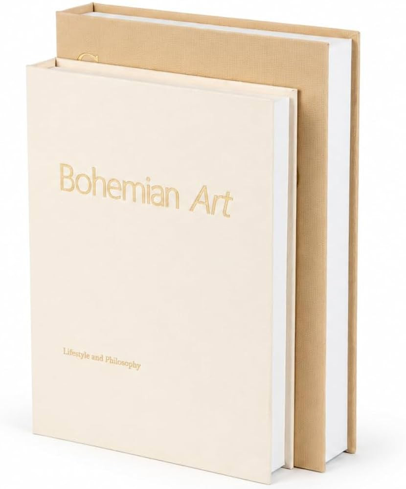 Geborilma Decorative Books for Decor - Set of 2 Faux Books for Decoration with Hidden Storage - L... | Amazon (US)