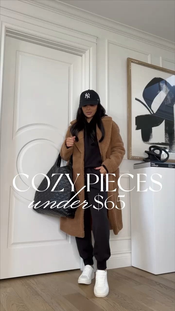 Cozy fall pieces under $65!
Walmart teddy bear coat just $65! Wearing an XS
Walmart sweatsuits wearing an XS - $50 total!
Walmart sneakers and boots run TTS



#LTKCyberWeek #LTKfindsunder100 #LTKfindsunder50