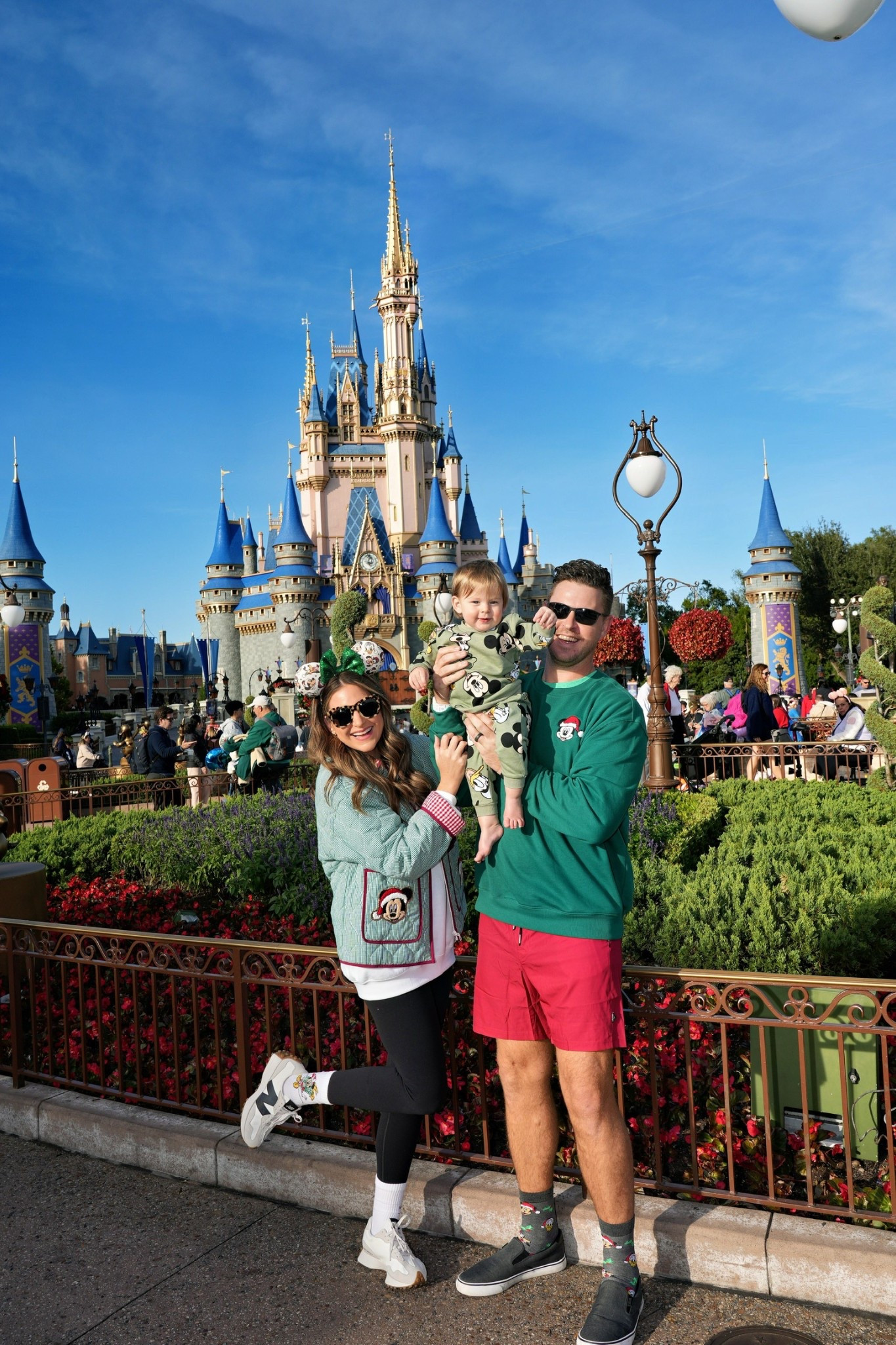 What to wear family outfits for Christmas at Walt Disney world! We are having so much fun with Storm on his first Christmas Disney trip! 

#LTKFamily #LTKHoliday #LTKTravel