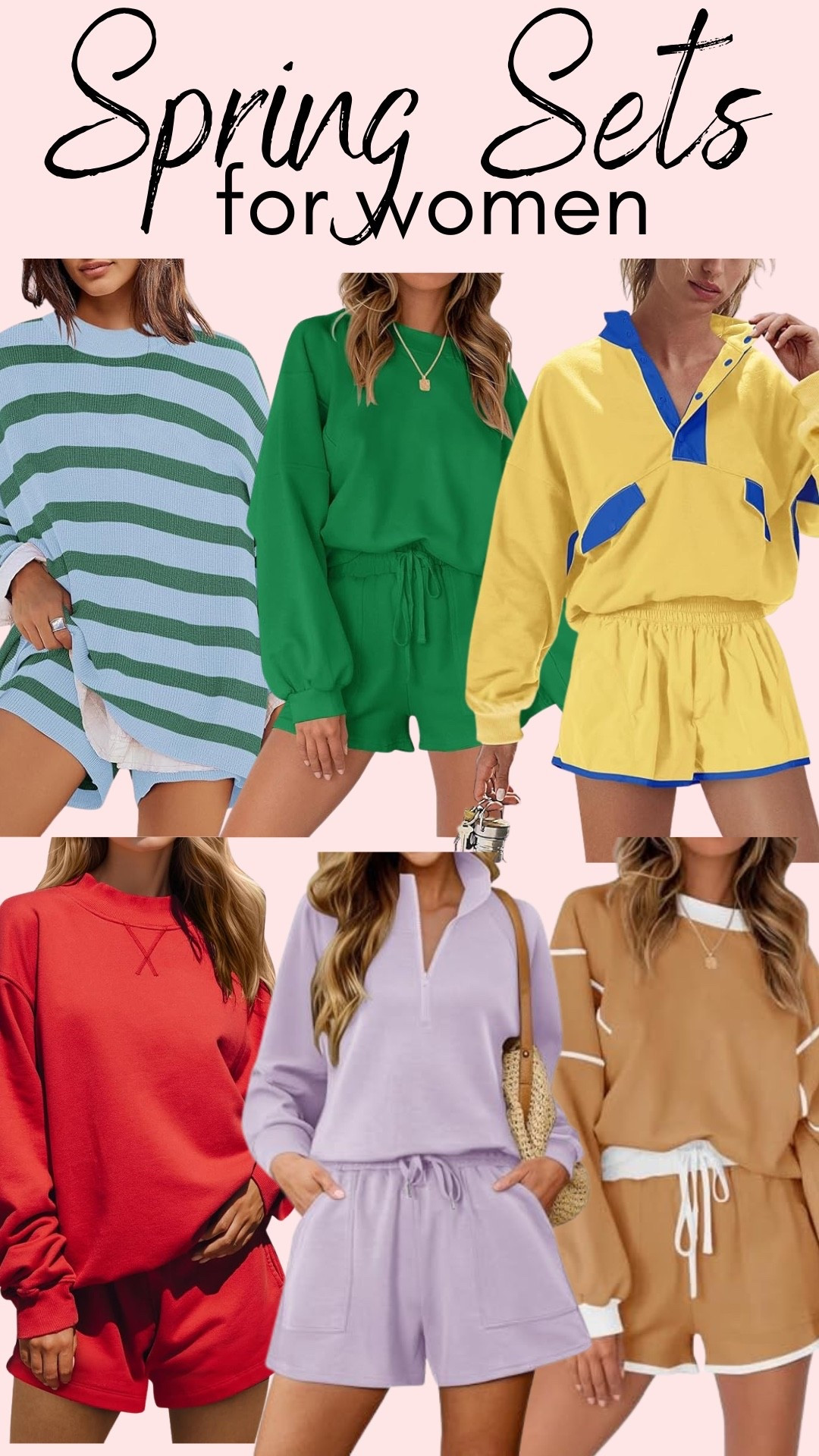 These cute spring sets are adorable! I love the shorts, so easy for spring!! 

#LTKootd