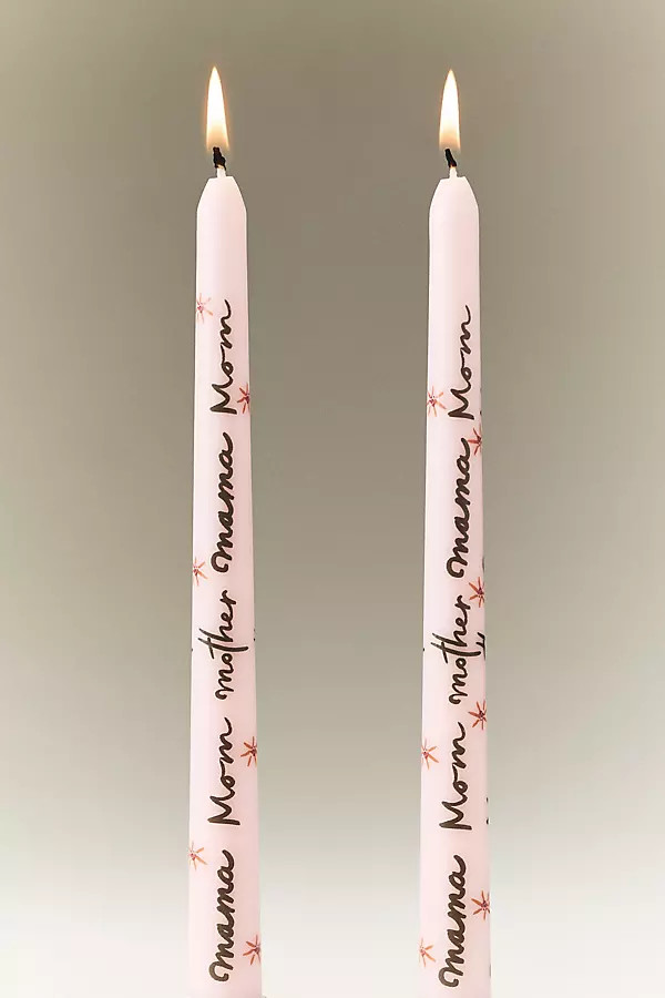 Mama Taper Candles, Set of 2 | Anthropologie (US)