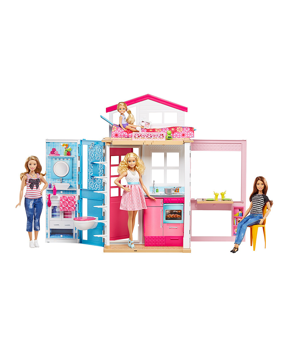 Barbie Girls' Dolls - Barbie 2-Story House | Zulily