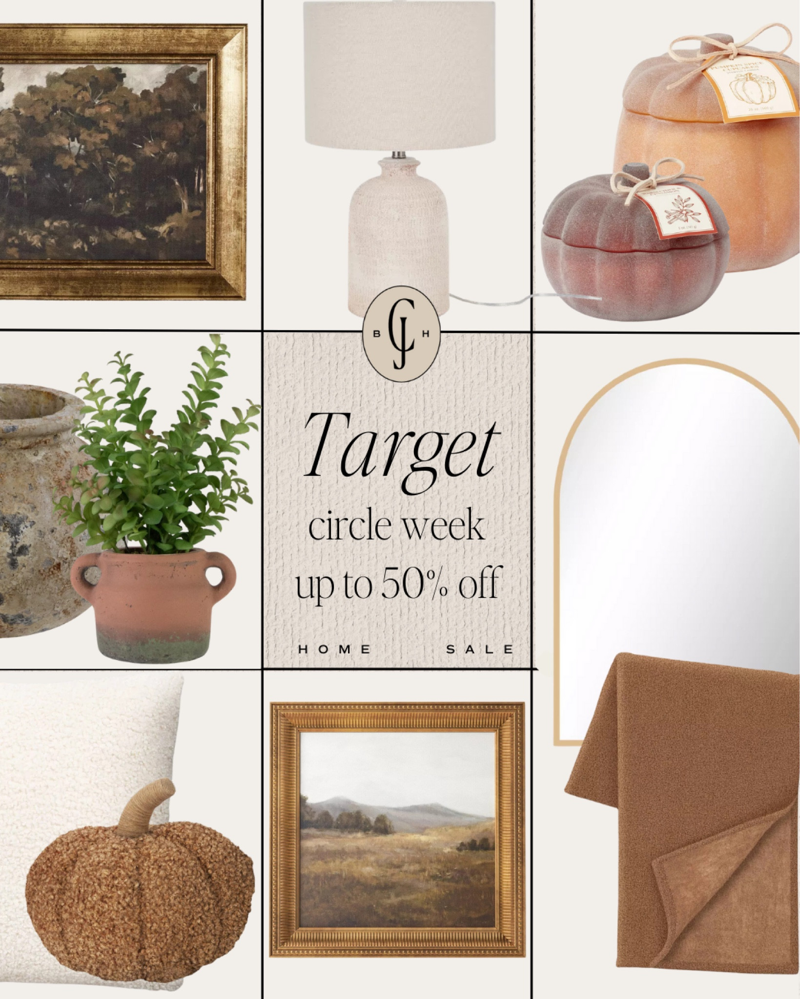 Target circle week home! Great fall decor 🍂
