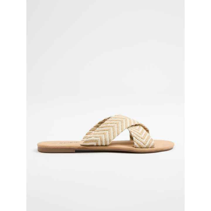 Sandalia pala de rafia natural cruzada INSIDE | Miravia | Miravia ES