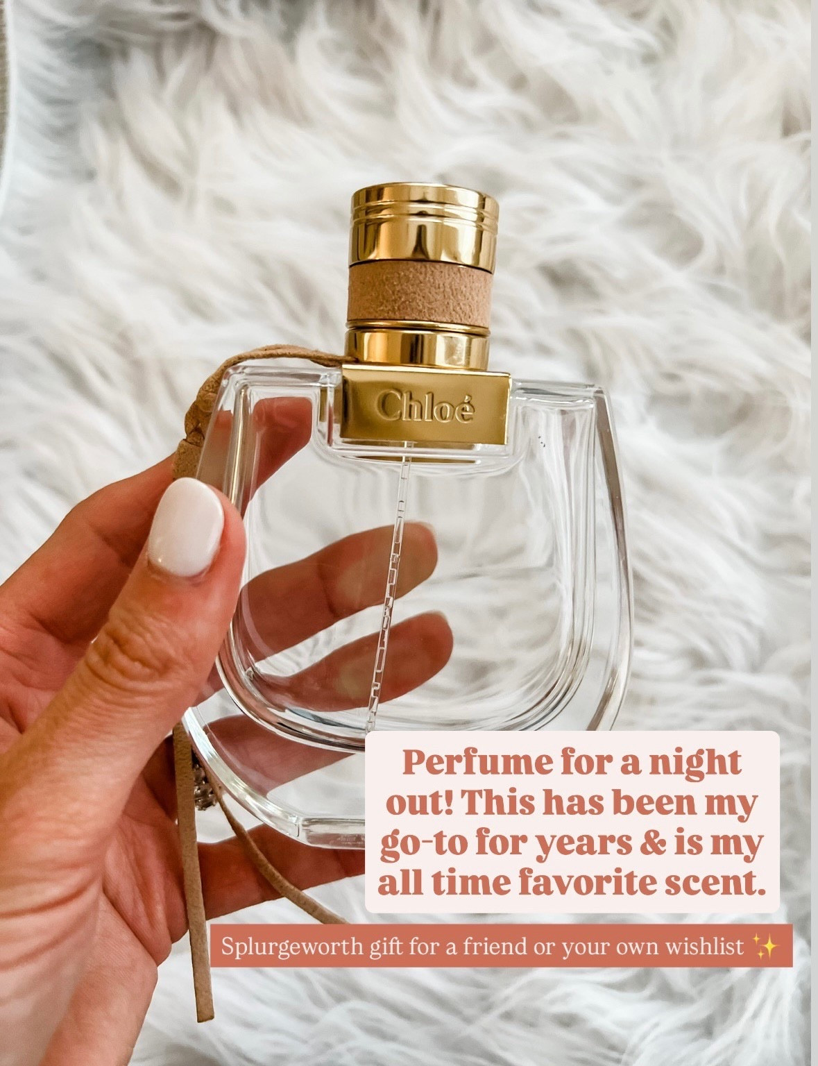 This is one of my favorite perfumes that I have used for years! It smells so good! This is another great gift for her!

Loverly Grey, beauty, perfume, Chloe perfume, gift ideas for her 

#LTKBeauty