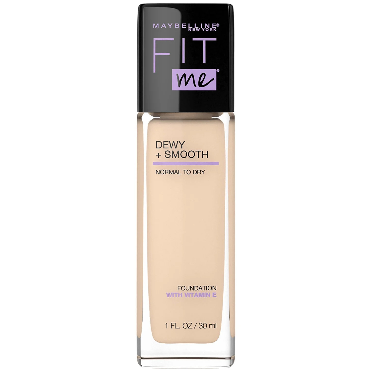 Maybelline Fit Me Dewy and Smooth Liquid Foundation Makeup, 110 Porcelain, 1 fl oz | Walmart (US)
