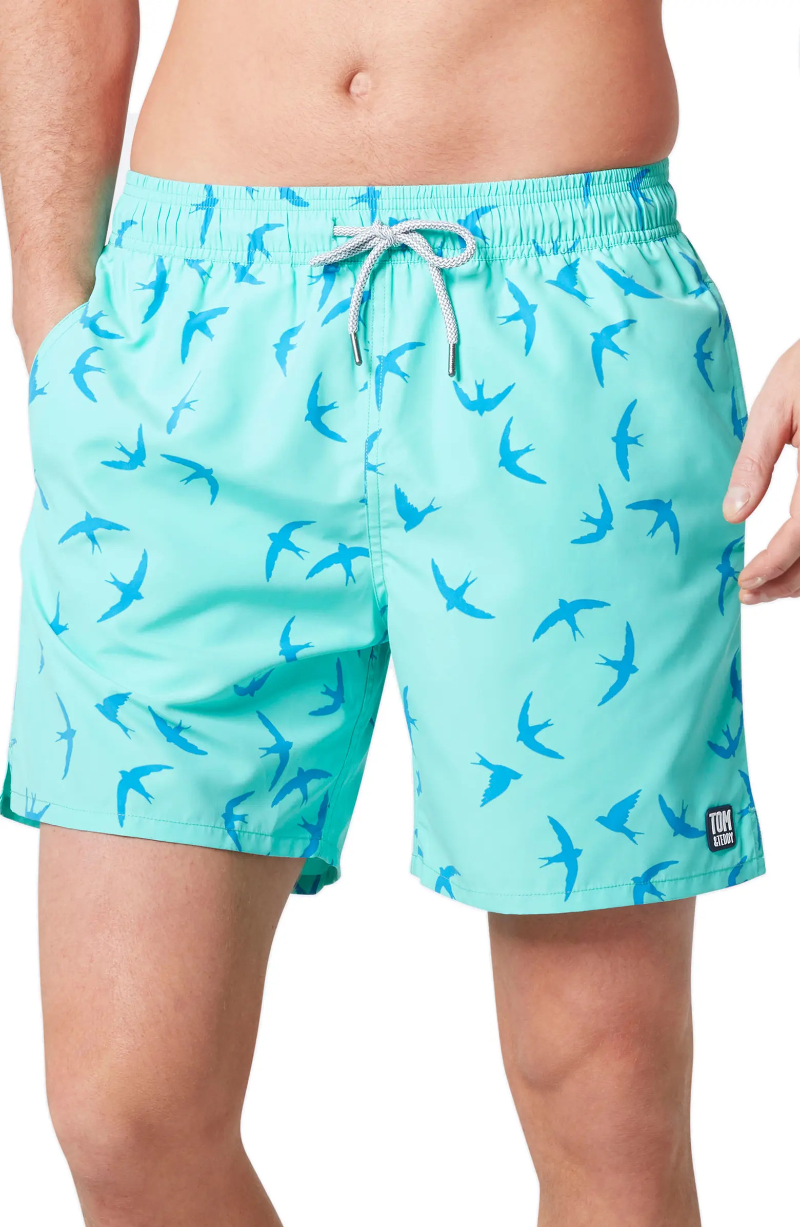Bird Print Swim Trunks | Nordstrom