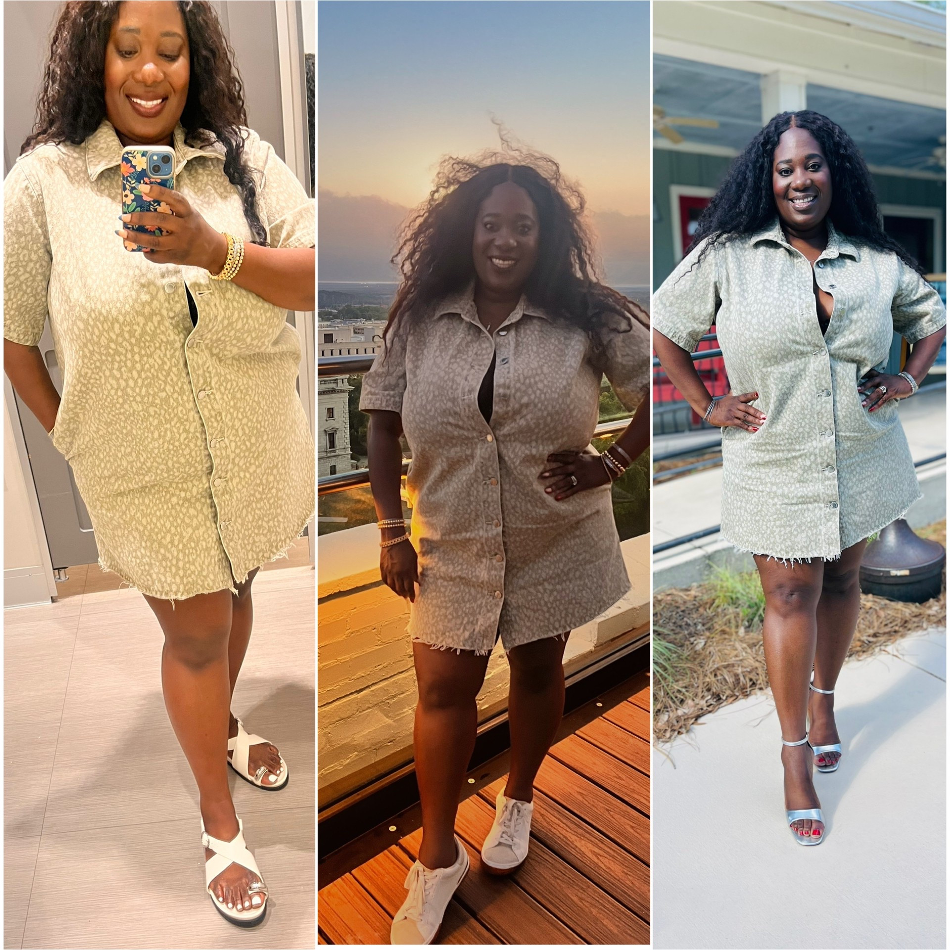 They say you can’t wear the same outfit twice—challenge accepted! 💥 This @target x @targetstyle dress just got three different personalities with my trio of fabulous @targetstyle shoes. One’s classy, one’s casual, and one’s just here for a good time!👗👠👡👟

Gemini ♊️ logic: who can choose just one when you can outfit-dress-mix? Pro tip: When you can’t decide, just make the shoes your personality!✨TING

I suggest you size down in this dress. I am wearing the XL. My regular size is XXL.

#LTKPlusSize #LTKFindsUnder50 #LTKStyleTip