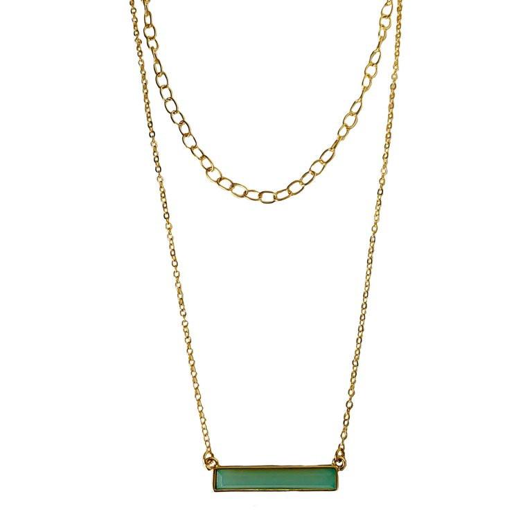 Time And Tru Eb 16/20" Turq Necklace | Walmart (US)