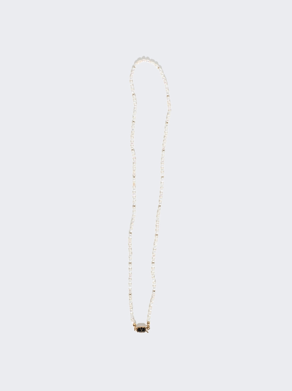 Oval Necklace Pearls And Enamel  | The Webster | The Webster