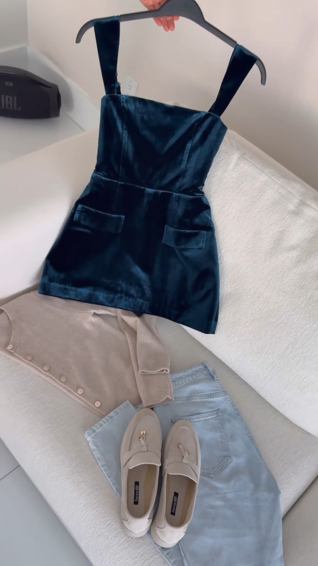 Beautiful, stylish, soft, and comfortable handmade shoes, loafers, made of suede, velvet dress, and cashmere cardigan

#LTKootd #LTKValentine #LTKgrwm