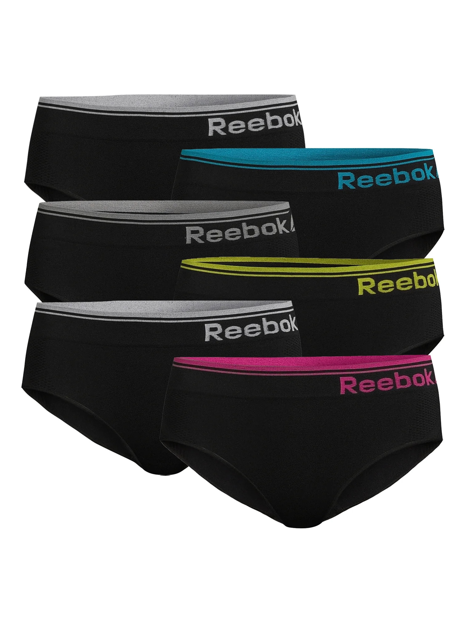 Reebok Women's Seamless Hipster, 6-Pack - Walmart.com | Walmart (US)
