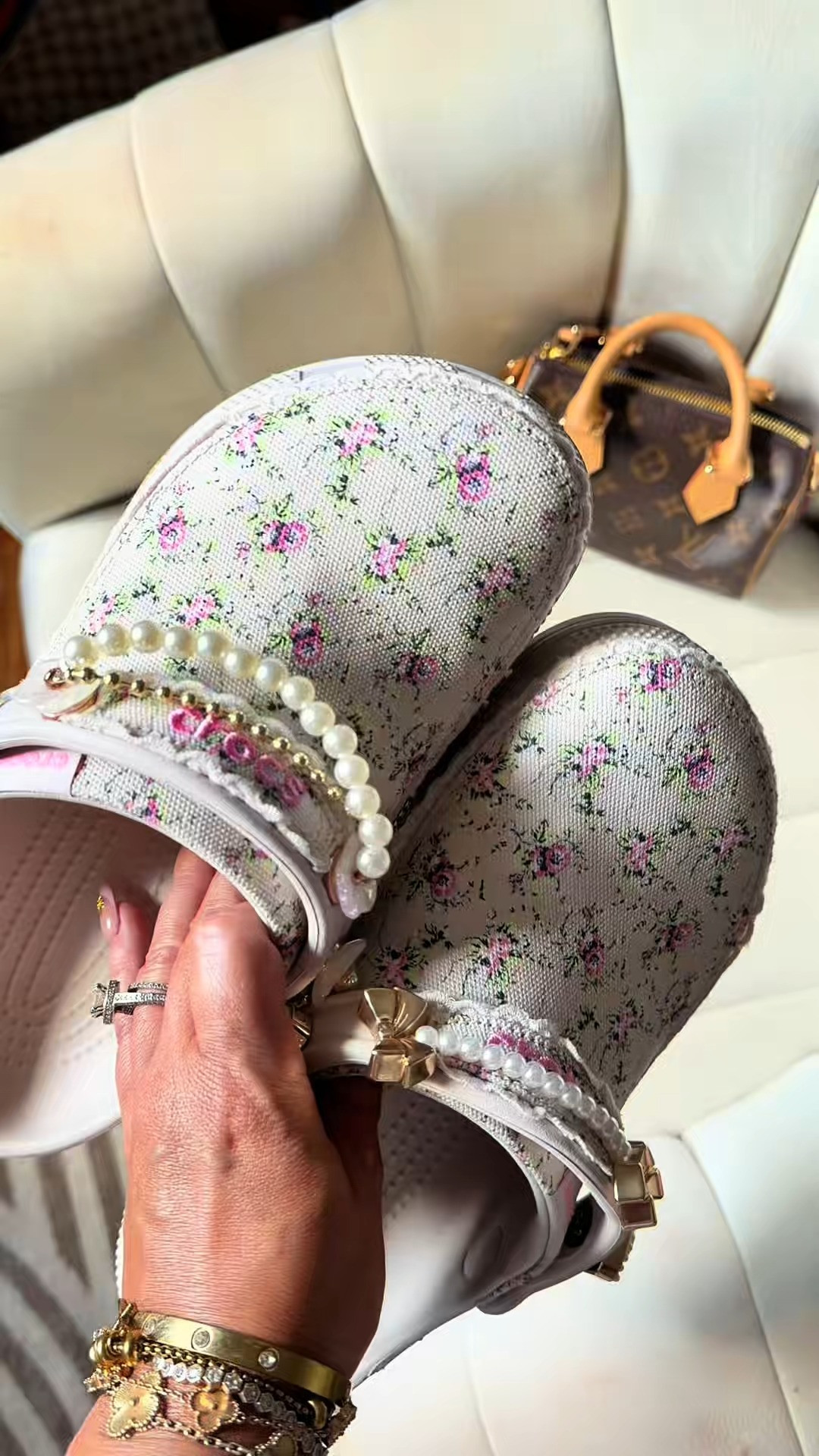 Crocs floral crafter clogs are stunning! #crocs #crocsfloralcrafted #crocsfloralclogs #ad #crocsfloral  

 #LTKootd #LTKWorkwear #LTKTravel