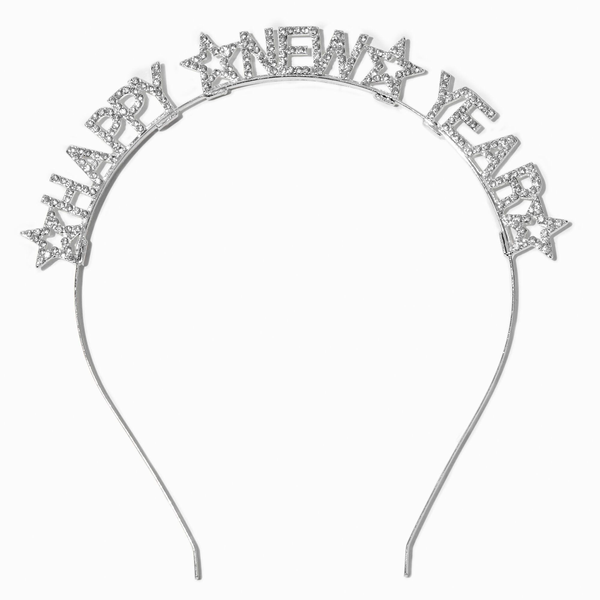 Bling "Happy New Year" Metal Headband | Claire's (US)