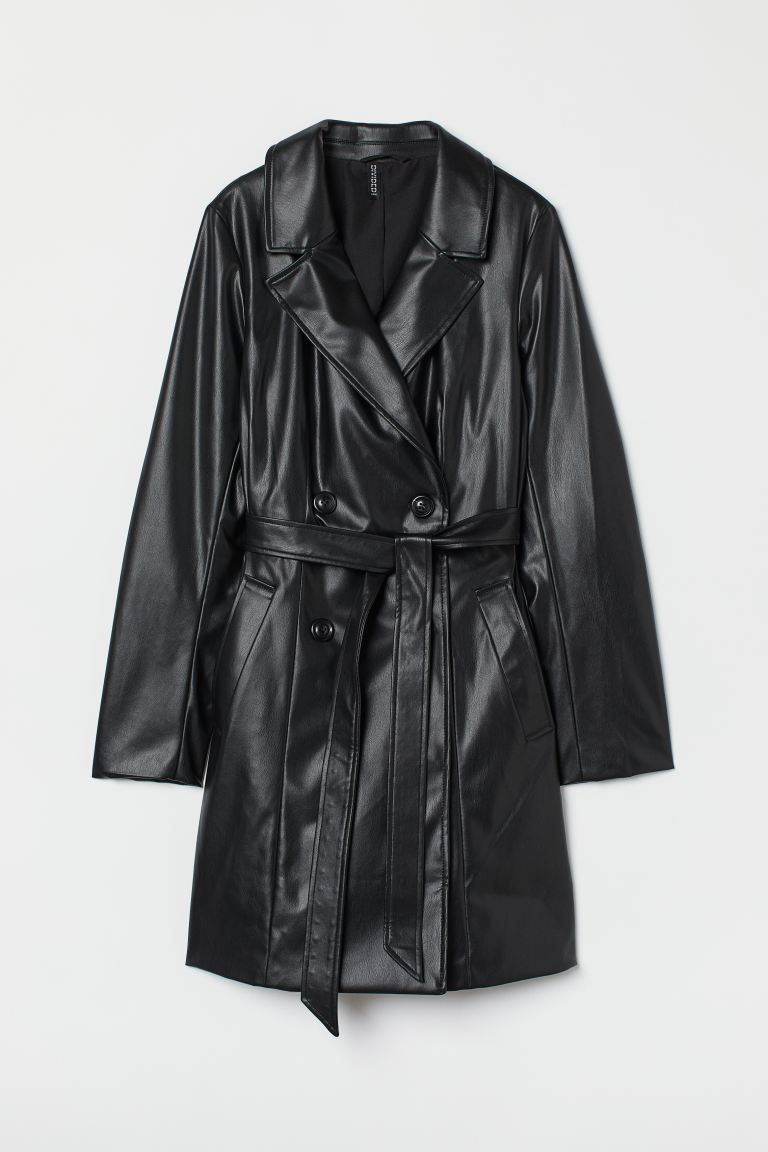 Faux Leather Trenchcoat | H&M (US + CA)