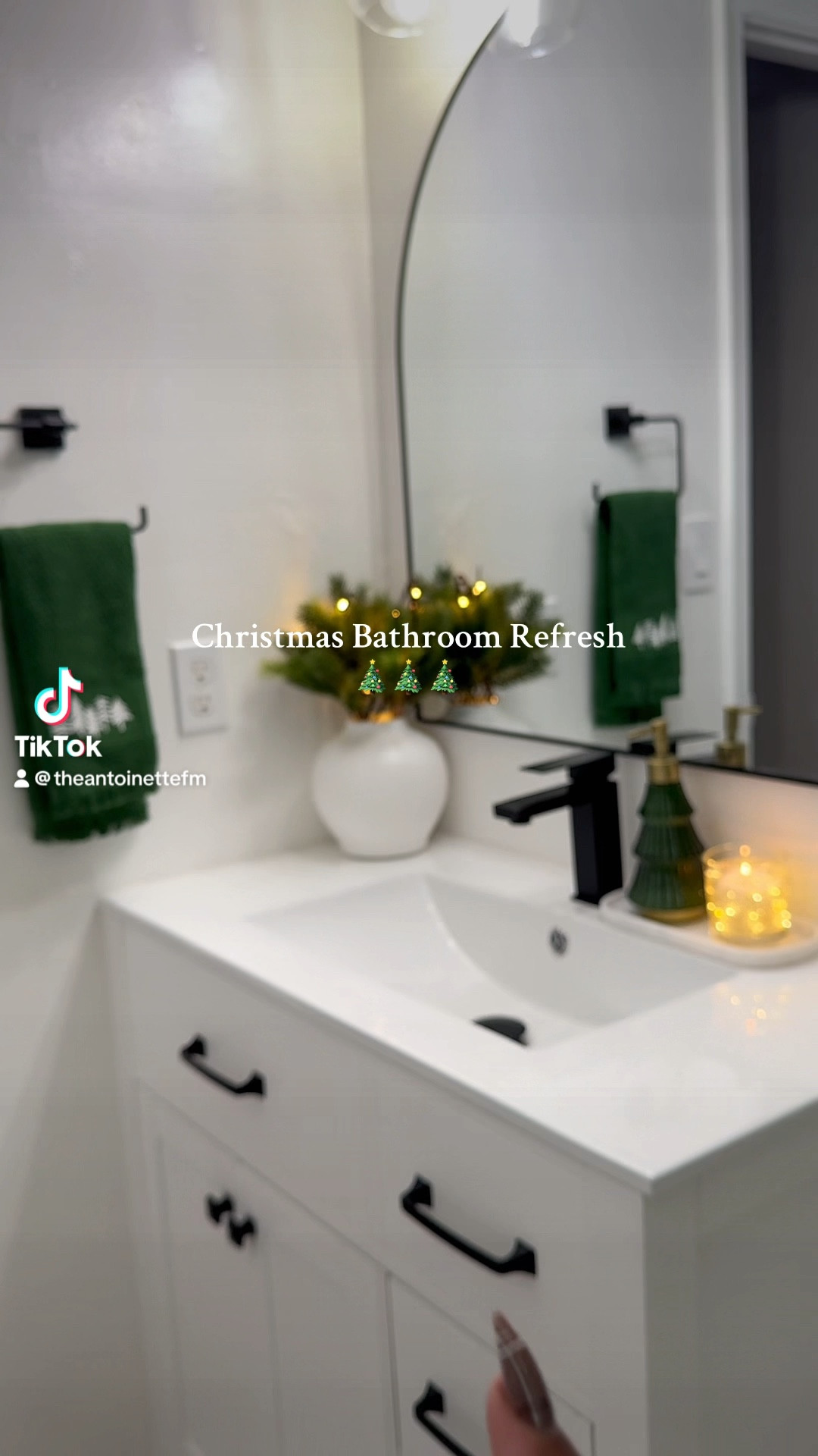 Last year’s Christmas refresh Christmas Decor Bathroom Refresh Home Decor 

#LTKSeasonal #LTKHoliday #LTKHome