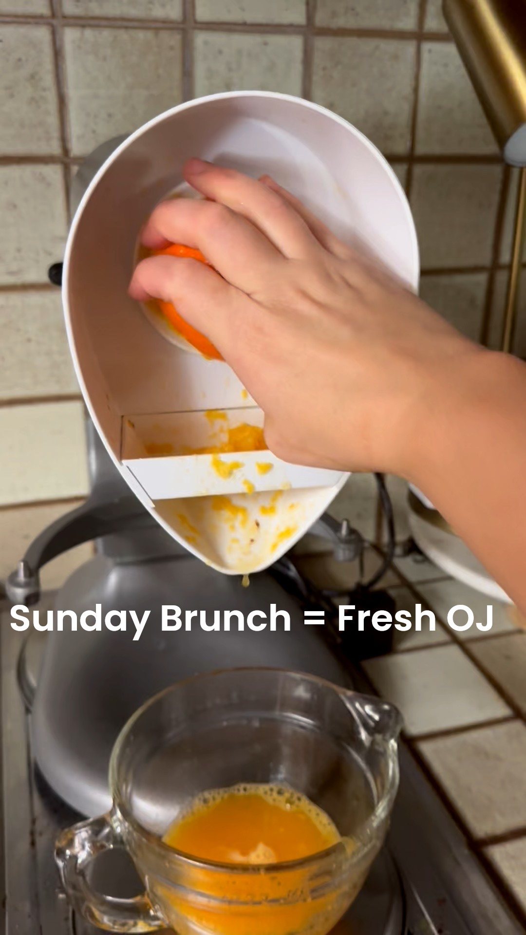 Sunday brunch = fresh OJ 🍊✨
Juicing straight from my KitchenAid juicer attachment — no mess, no fuss, just sunshine in a glass ☀️

#LTKHome #LTKGiftGuide #LTKFindsUnder50