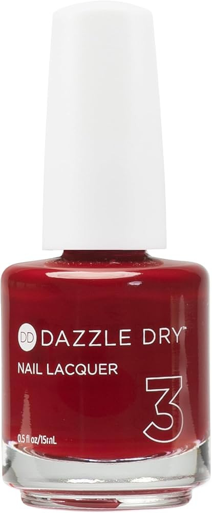 Dazzle Dry Nail Lacquer (Step 3) - C.E.O. - A deep wine red full coverage cream. (0.5 fl oz) | Amazon (US)
