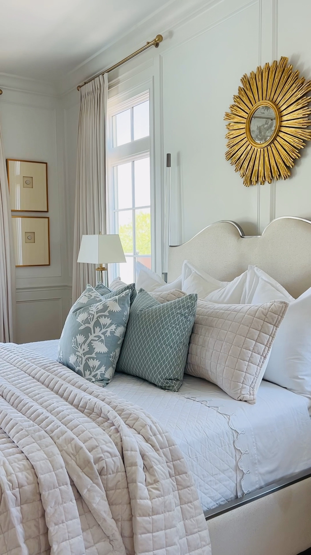 My bedding for less! The total price of everything on my bed, including the pillow inserts, is around $700 for a king sized bed and around $500 for a queen!  These are all the exact items with a second option for my sold out sheet set. These pieces are all incredible and wash beautifully! My shams are 22” with a 24”
Insert.

#LTKHome #LTKFindsUnder100 #LTKStyleTip