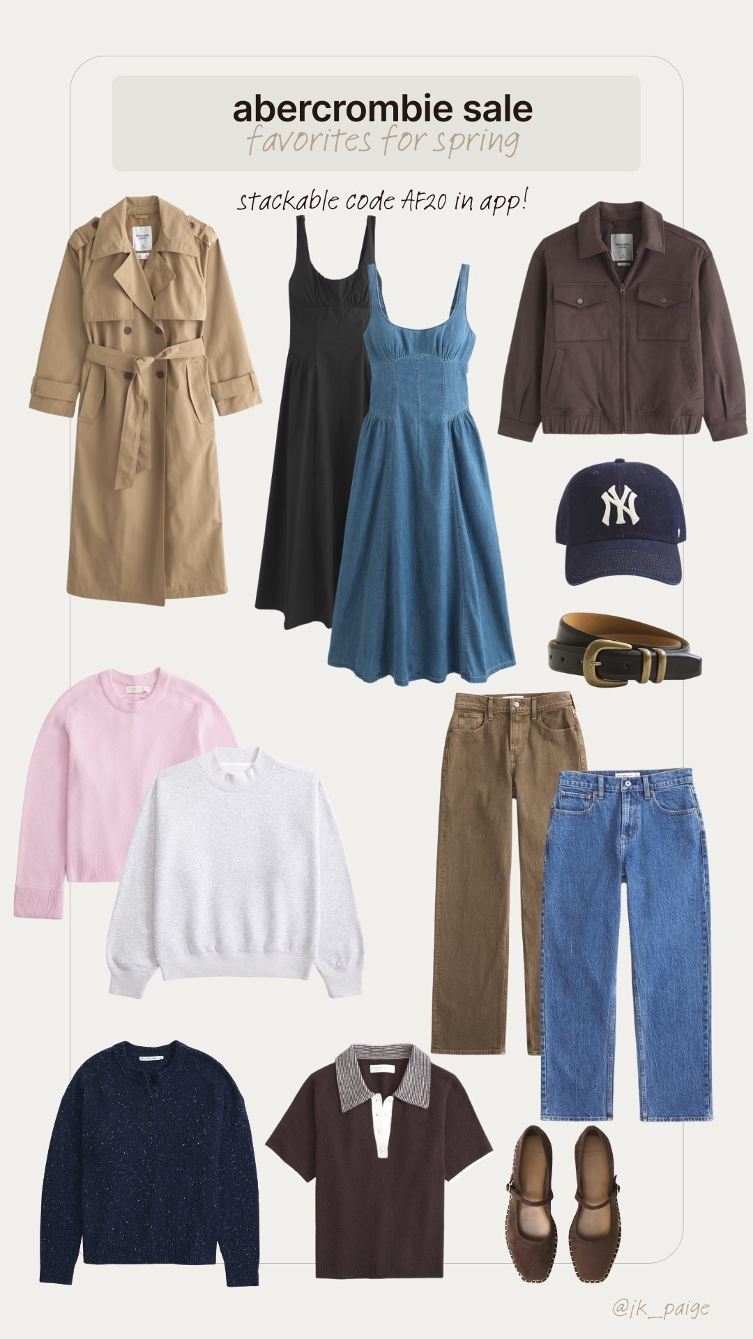 Abercrombie sale use stackable code AF20 in the app!! 🫶🏼

#LTKfindsunder100 #LTKsalealert #LTKfindsunder50