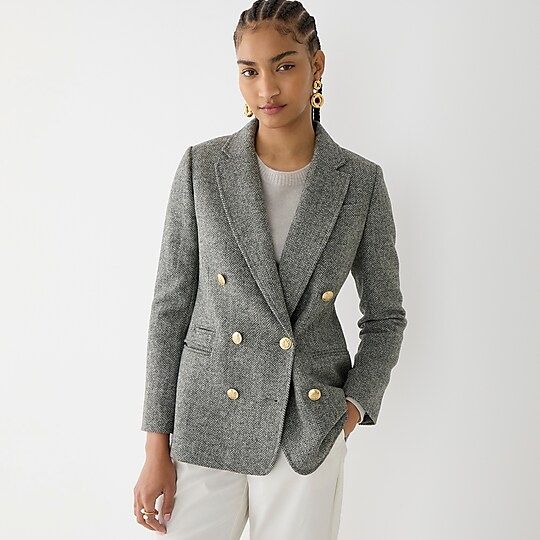 Bristol blazer in graphite herringbone wool | J.Crew US