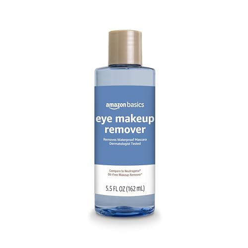 Amazon Basics Eye Makeup Remover, Removes Waterproof Mascara, Dermatologist Tested, Fragrance Fre... | Amazon (US)