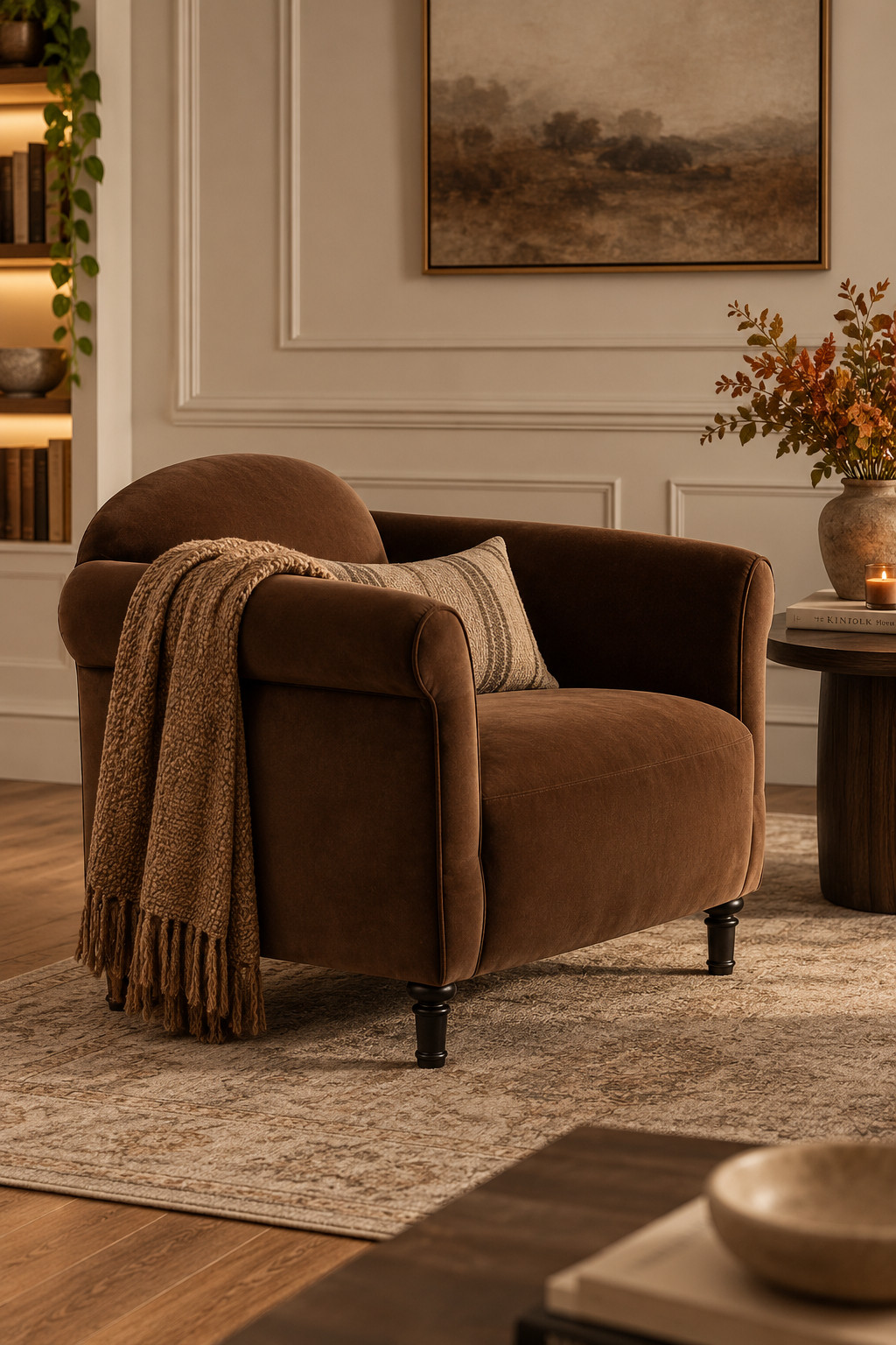These Joss & Main accent chairs are exactly what I picture for a cozy, elevated fall living room. The soft upholstery, warm wood details, curved shapes, and rich neutral tones make them feel super inviting but still polished. I’d pair one with a textured throw, oversized pillow, little side table, and warm lamp for the prettiest tucked-away corner. 🤎🍂
#JossAndMain #AccentChairFinds #FallLivingRoom #CozyHomeDecor #LivingRoomInspo #ReadingNook #WarmNeutralHome #InteriorInspiration #HomeDecorIdeas #CozyCorner #ModernOrganic #FallHomeStyle 

 #LTKSeasonal #LTKHome #LTKSaleAlert