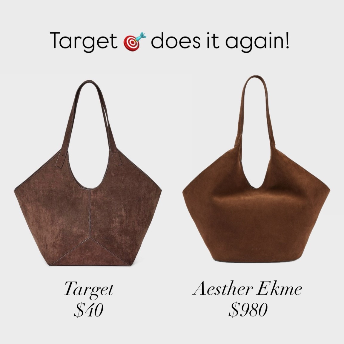 Target’s faux suede tote looks expensive but isn’t!

#LTKTravel #LTKOver40 #LTKootd