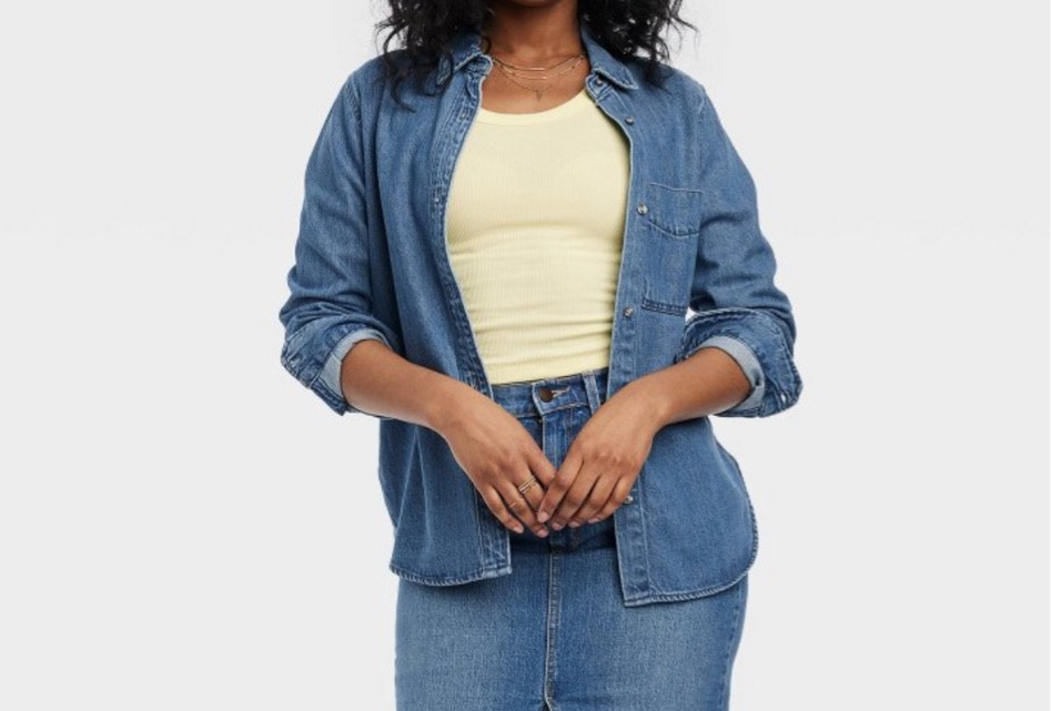 Denim Shacket for everyday wear! 😍

#LTKfindsunder50 #LTKxTarget #LTKsalealert