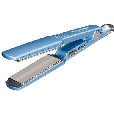 BaBylissPRO Nano Titanium Ionic Straightening Flat Iron - Blue - 1.75" | Target