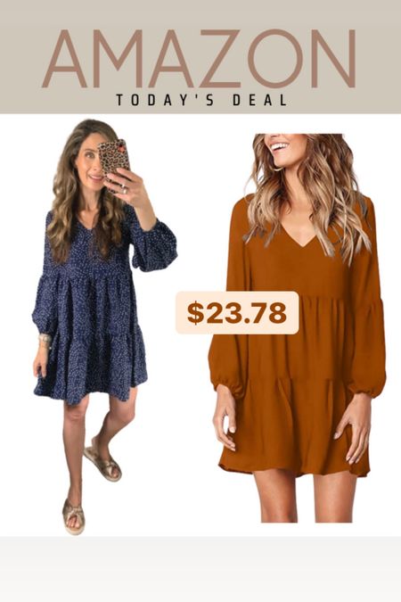 Long sleeve tiered flowy dress. Almost half off!! I have the polka dot pattern.
I’m wearing a small


Amazon fashion, fall outfit, teacher outfit, 

#LTKunder50 #LTKworkwear #LTKSeasonal