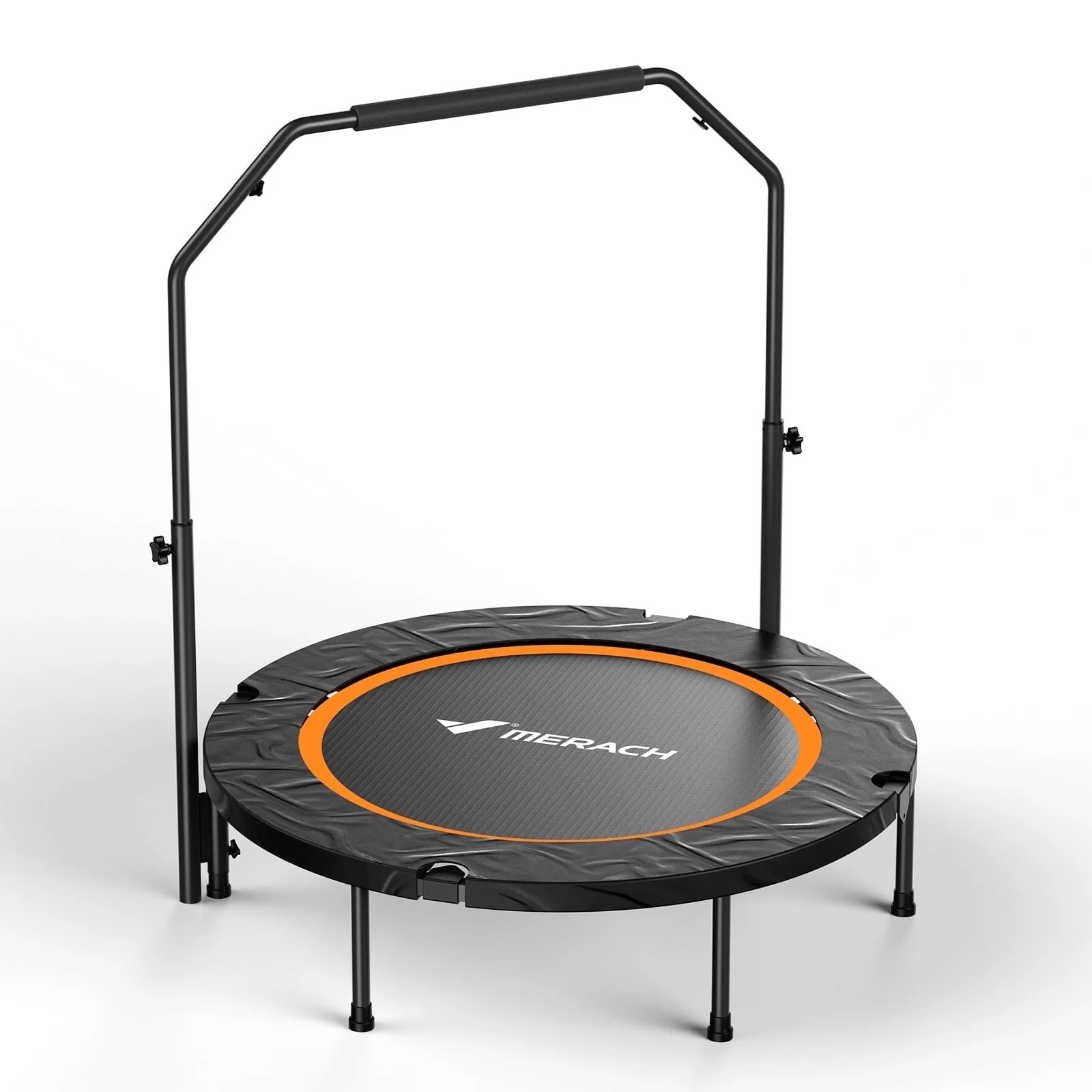 MERACH 40" Mini Trampoline with Handle, Foldable Fitness Rebounder for Adults and Kids, 330 lbs C... | Walmart (US)