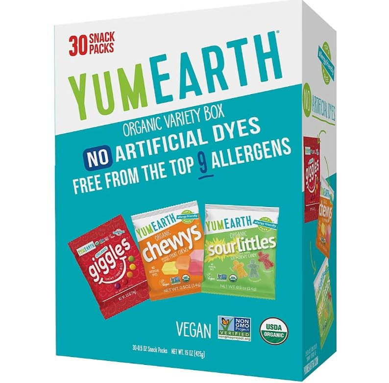 YUMEARTH Organic Chewy Candies Variety Box, 15 OZ | Amazon (US)