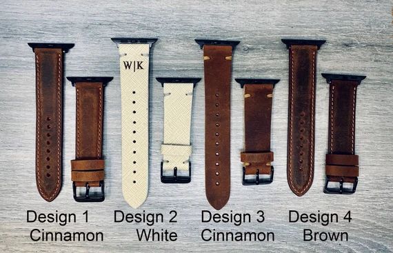 Genuine Brown Leather Apple Watch Band | Etsy | Etsy (US)