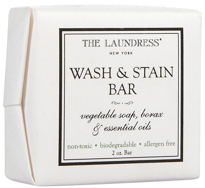 The Laundress - Wash & Stain Bar, Vegetable Soap, Borax & Essential Oils, Laundry Soap Bar and St... | Amazon (US)